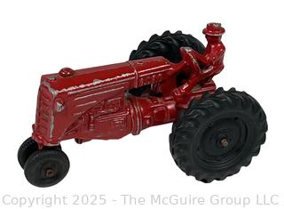 Red Hubley Minneapolis Moline Toy Metal Tractor
