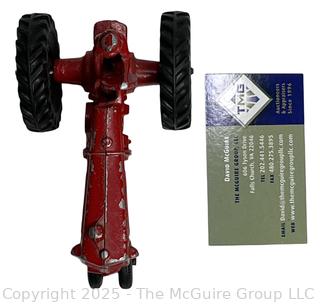 Red Hubley Minneapolis Moline Toy Metal Tractor