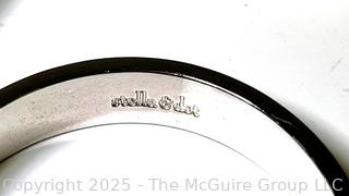Three (3) Enamel Bangle Bracelets
