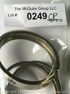 Three (3) Enamel Bangle Bracelets
