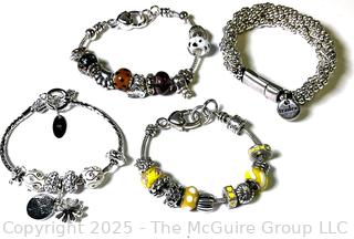 Four (4) Beaded Bracelets 