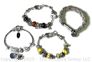 Four (4) Beaded Bracelets 