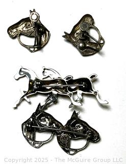 Sterling Silver Horse Head Jewelry Including Beau