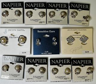 Eleven (11) Costume Jewelry Earrings New on Cards