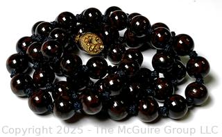 Knotted Bead Necklace