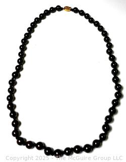 Knotted Bead Necklace