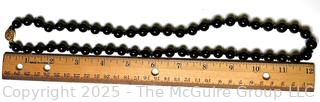 Knotted Bead Necklace