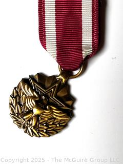Assortment of Military Pins, Insignia, Medals and Dog-Tags