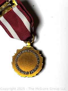 Assortment of Military Pins, Insignia, Medals and Dog-Tags