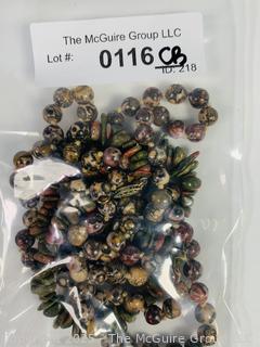 Two (2) Agate Bead and Chip Necklaces