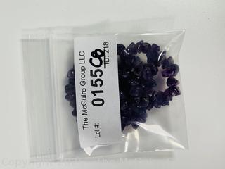 Amethyst Bead Chip Necklace 