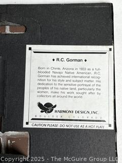 Art Tile by RC Gorman.  8" square.