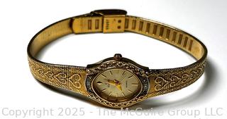 Elgin Gold Toned Ladies Watch. 