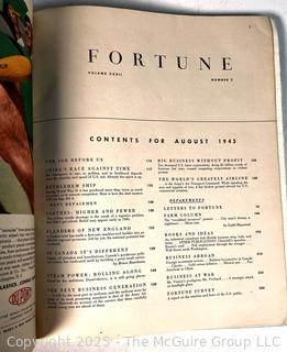 Fortune Magazine August 1945