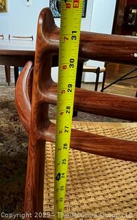 Dyrlund Danish Mid Century Lotus Flip Flap Circular Dining Table. Measures 47" Diameter and Expands to 69" Diameter with Extensions. {Pickup Location: 311 Chestnut St., Falls Church City, VA 22046}  