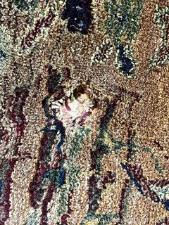 Kharma Traditional Persian Indoor Round Area Rug.  118" diameter  {Pickup Location: 311 Chestnut St., Falls Church City, VA 22046}