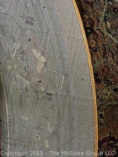 Kharma Traditional Persian Indoor Round Area Rug.  118" diameter  {Pickup Location: 311 Chestnut St., Falls Church City, VA 22046}