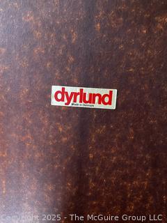 Mid Century Dyrlund Made in Denmark Two (2) Level Bar Cart on Casters  {Pickup Location: 311 Chestnut St., Falls Church City, VA 22046}
