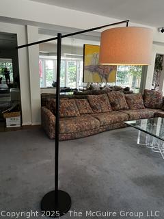 Modern Floor Lamp with Drum Shade.  {Pickup Location: 311 Chestnut St., Falls Church City, VA 22046}