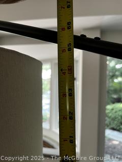 Modern Floor Lamp with Drum Shade.  {Pickup Location: 311 Chestnut St., Falls Church City, VA 22046}
