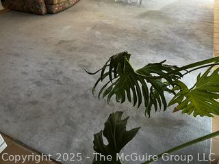 Large Blue Wool Area Rug. 146" x 202"  {Pickup Location: 311 Chestnut St., Falls Church City, VA 22046}