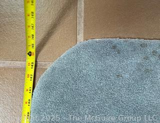 Large Blue Wool Area Rug. 146" x 202"  {Pickup Location: 311 Chestnut St., Falls Church City, VA 22046}