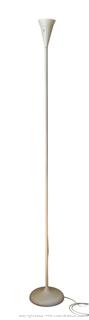 White Mid Century Modern Tulip Torchiere Floor Lamp. {Pickup Location: 311 Chestnut St., Falls Church City, VA 22046}