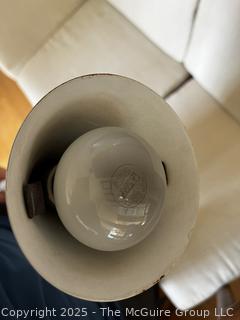 White Mid Century Modern Tulip Torchiere Floor Lamp. {Pickup Location: 311 Chestnut St., Falls Church City, VA 22046}
