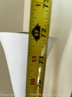 White Mid Century Modern Tulip Torchiere Floor Lamp. {Pickup Location: 311 Chestnut St., Falls Church City, VA 22046}