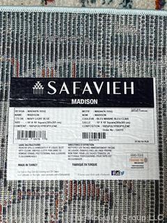 Safavieh Madison Blue Medallion Distressed Rug. Measures 120 x 120"  {Pickup Location: 311 Chestnut St., Falls Church City, VA 22046}