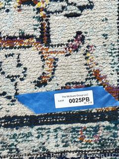 Safavieh Madison Blue Medallion Distressed Rug. Measures 120 x 120"  {Pickup Location: 311 Chestnut St., Falls Church City, VA 22046}