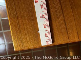 Mid Century Modern Two Drawer Teak File Cabinet w/Key  {Pickup Location: 311 Chestnut St., Falls Church City, VA 22046}