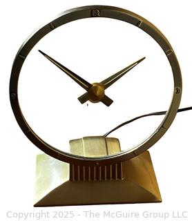 Mid Century Jefferson Golden Hour Electric Mantel Clock  {Pickup Location: 311 Chestnut St., Falls Church City, VA 22046}
