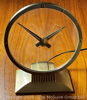 Mid Century Jefferson Golden Hour Electric Mantel Clock  {Pickup Location: 311 Chestnut St., Falls Church City, VA 22046}
