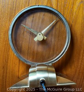 Mid Century Jefferson Golden Hour Electric Mantel Clock  {Pickup Location: 311 Chestnut St., Falls Church City, VA 22046}