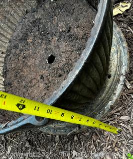 Cast Iron Planter, Bottom Rusted Out.  {Pickup Location: 311 Chestnut St., Falls Church City, VA 22046}
