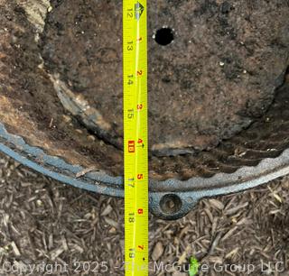 Cast Iron Planter, Bottom Rusted Out.  {Pickup Location: 311 Chestnut St., Falls Church City, VA 22046}