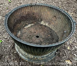Cast Iron Planter, Bottom Rusted Out.  {Pickup Location: 311 Chestnut St., Falls Church City, VA 22046}