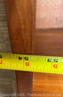 Mid Century Modern Teak Double Bookcase.  77" x 54" x 12"  {Pickup Location: 311 Chestnut St., Falls Church City, VA 22046}