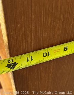 Mid Century Modern Teak Double Bookcase.  77" x 54" x 12"  {Pickup Location: 311 Chestnut St., Falls Church City, VA 22046}