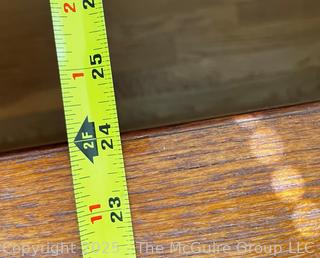 Mid Century Danish Style Desk on Wheels. 24"x 26" x 48"  {Pickup Location: 311 Chestnut St., Falls Church City, VA 22046}