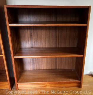 Mid Century Modern Teak Bookcase 30" x 36" x 12"  {Pickup Location: 311 Chestnut St., Falls Church City, VA 22046}