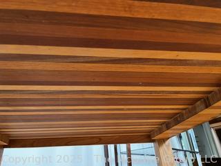 Square Wood Table. {Pickup Location: 311 Chestnut St., Falls Church City, VA 22046}
