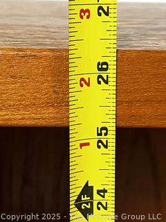 Jesper Danish Modern Mid Century Teak Rolling Record Cabinet on Casters  {Pickup Location: 311 Chestnut St., Falls Church City, VA 22046}