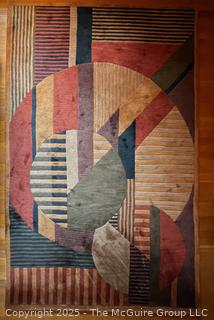 Trans Ocean Circles Tufted Wool  Area Rug.  4' 10" x 7' 10"  {Pickup Location: 311 Chestnut St., Falls Church City, VA 22046}