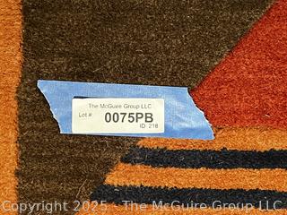 Trans Ocean Circles Tufted Wool  Area Rug.  4' 10" x 7' 10"  {Pickup Location: 311 Chestnut St., Falls Church City, VA 22046}