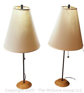 Two (2) End Bedside Table Lamps {Pickup Location: 311 Chestnut St., Falls Church City, VA 22046}