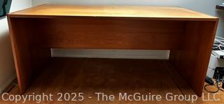 Mid Century Modern Teak Desk.  30" x 62" x 30"  {Pickup Location: 311 Chestnut St., Falls Church City, VA 22046}
