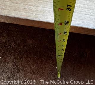 Mid Century Modern Teak Desk.  30" x 62" x 30"  {Pickup Location: 311 Chestnut St., Falls Church City, VA 22046}