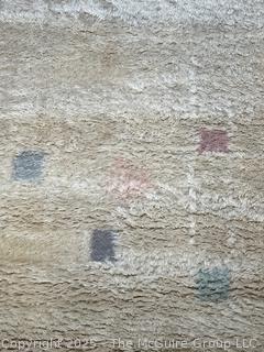 Mid-Century Art Deco Style Wool Pile Rug. Measures 56 x 80"  {Pickup Location: 311 Chestnut St., Falls Church City, VA 22046}